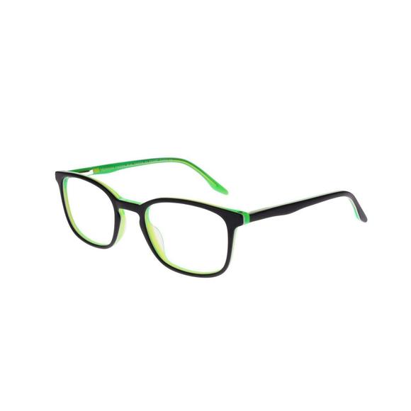 New Runway Tween RT-#52 Matte Black & Green Eyeglasses 48/19/130 - Picture 1 of 2